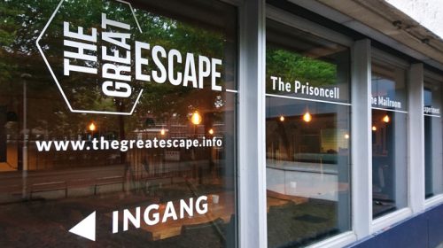 belettering voor the great escape zwolle 2