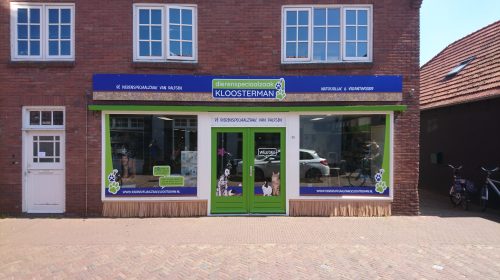 Belettering Dierenspeciaalzaak Kloosterman 3